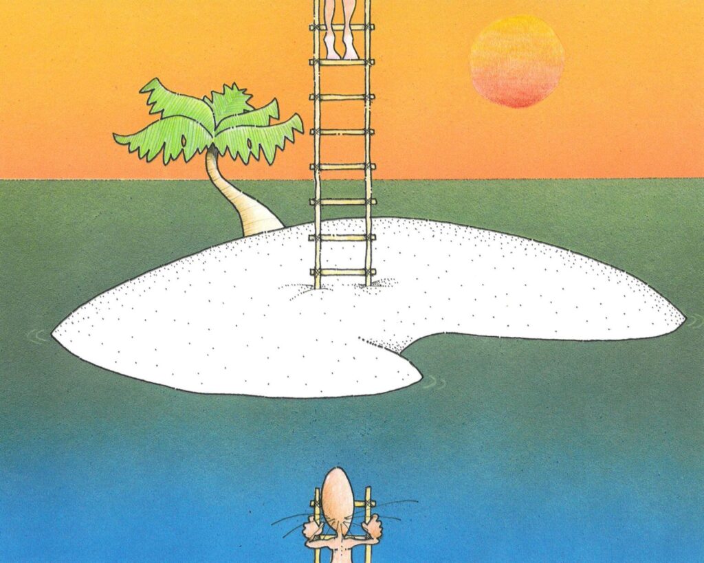Castaway Series print by Jorge Blanco