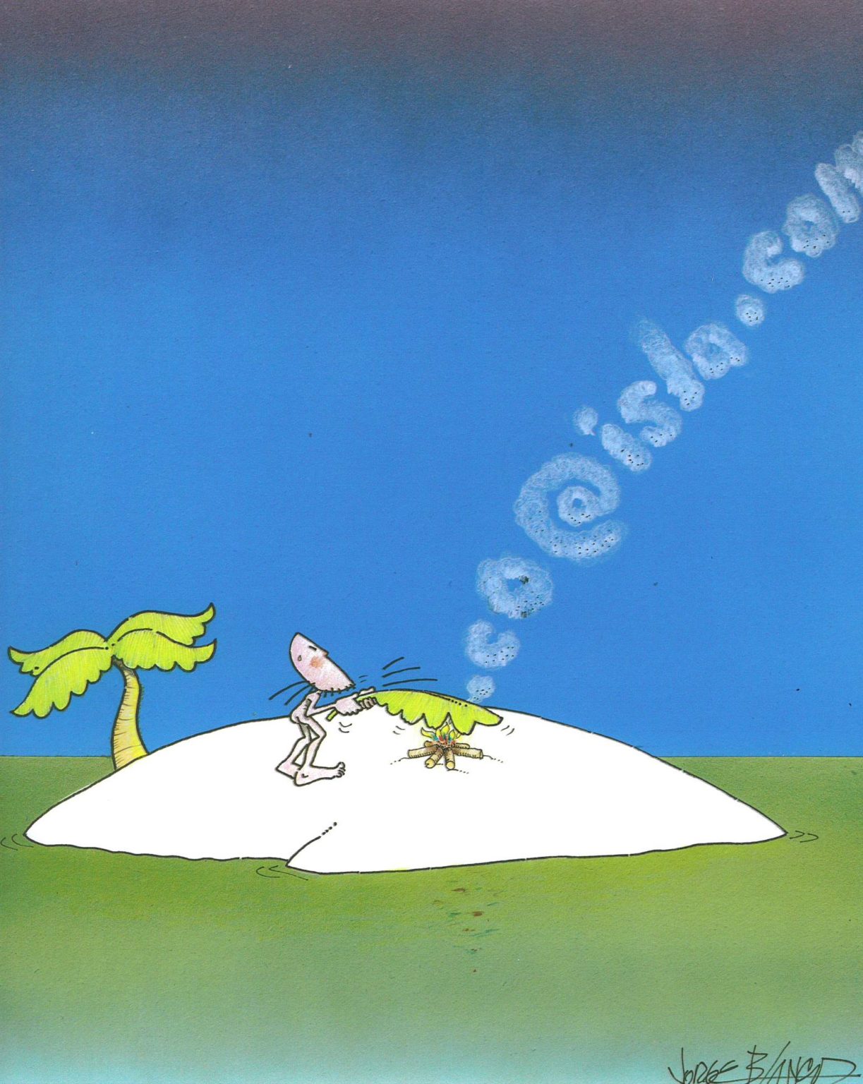 Castaway Series print by Jorge Blanco