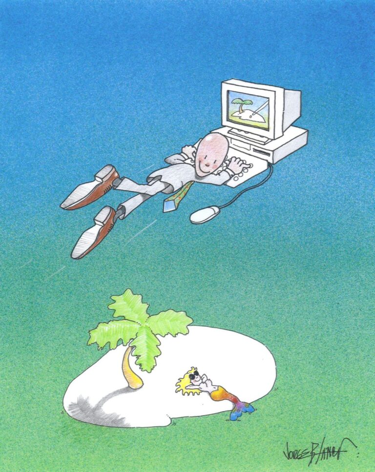 Castaway Series print by Jorge Blanco