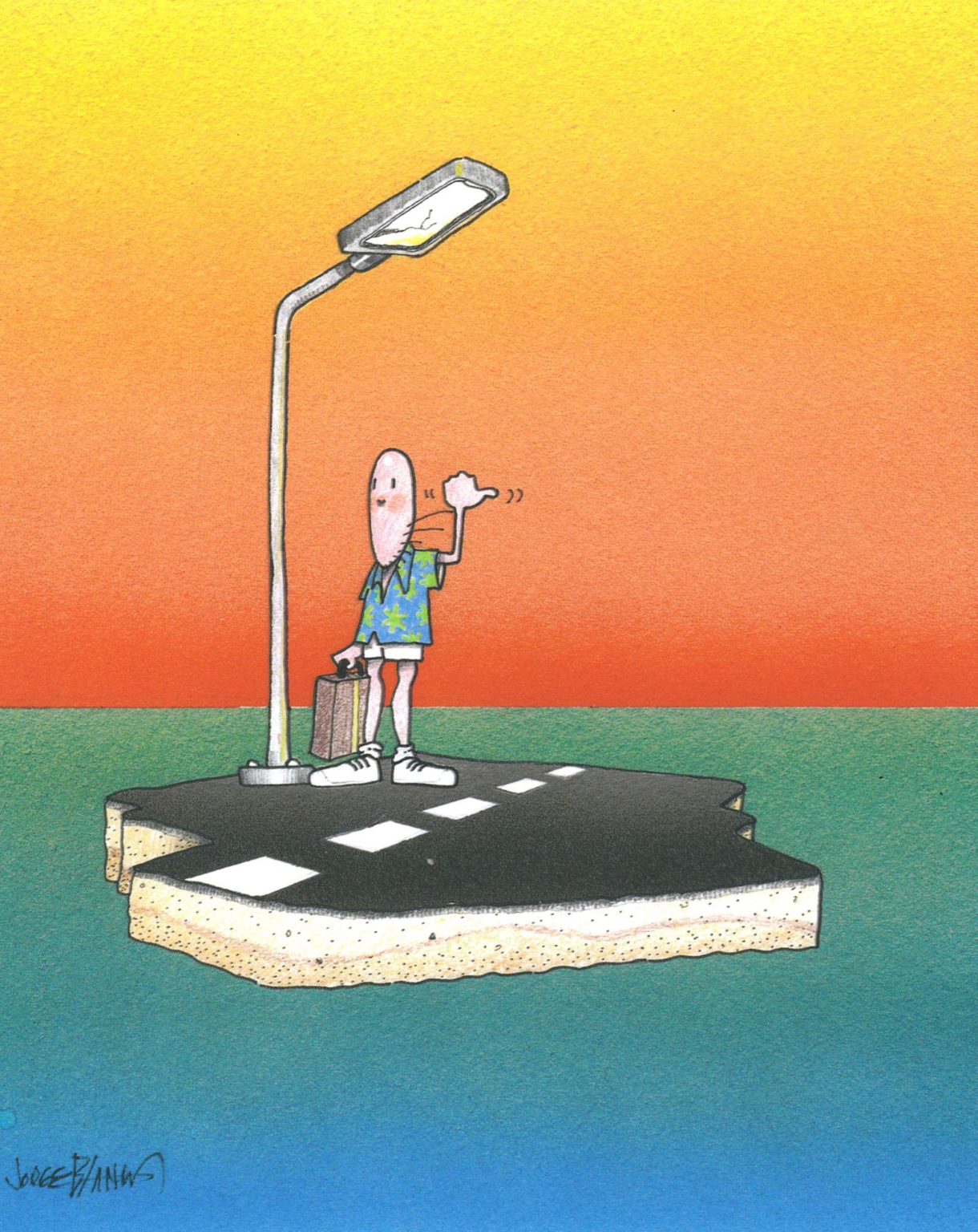 Castaway Series print by Jorge Blanco