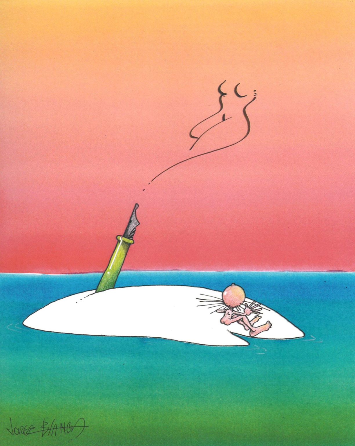 Castaway Series print by Jorge Blanco