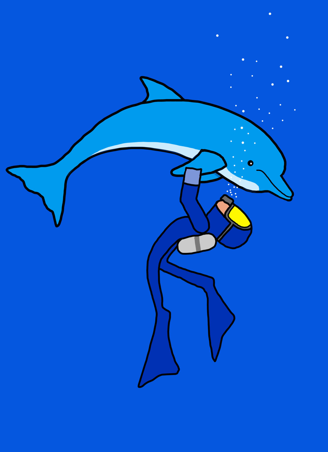 Dolphin by Jorge Blanco
